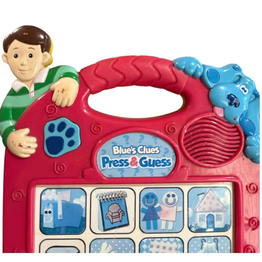 Blue’s Clues Press & Guess Electronic Learning Game Nickelodeon Tested Working